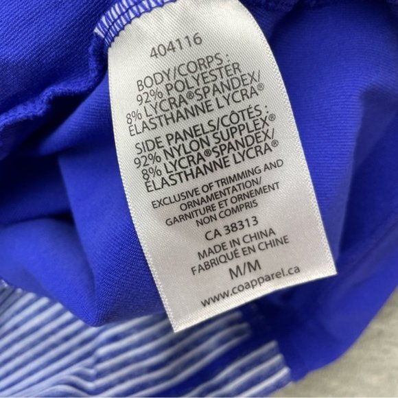 Tuff Athletics Womens Blue White Tank Top Size Medium - Picture 4 of 9